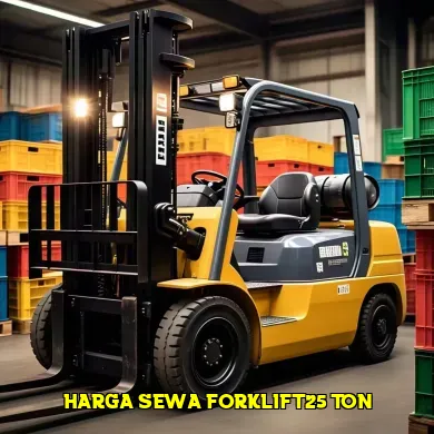 Mengetahui harga sewa forklift 25 ton untuk proyek Anda